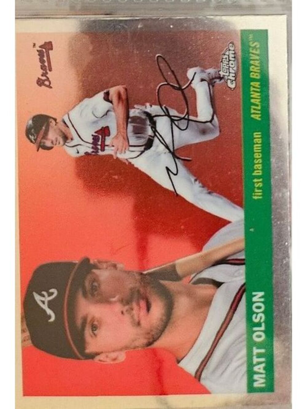 Matt Olson - 2025 Topps Chrome Platinum 1955 Rails & Sails - #64 - Braves